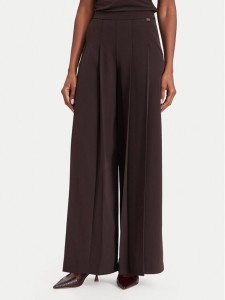 Marciano Guess Spodnie palazzo G6YB12 W3205 Brązowy ciemny Wide Leg