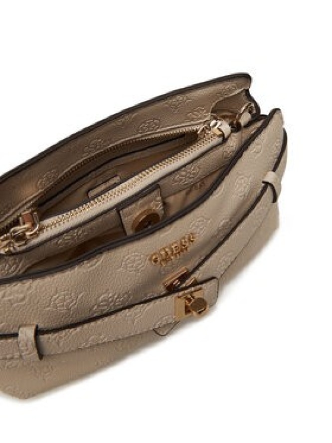 Guess Torebka Ella Logo Mini HWPD97 46730 Beżowy jasny