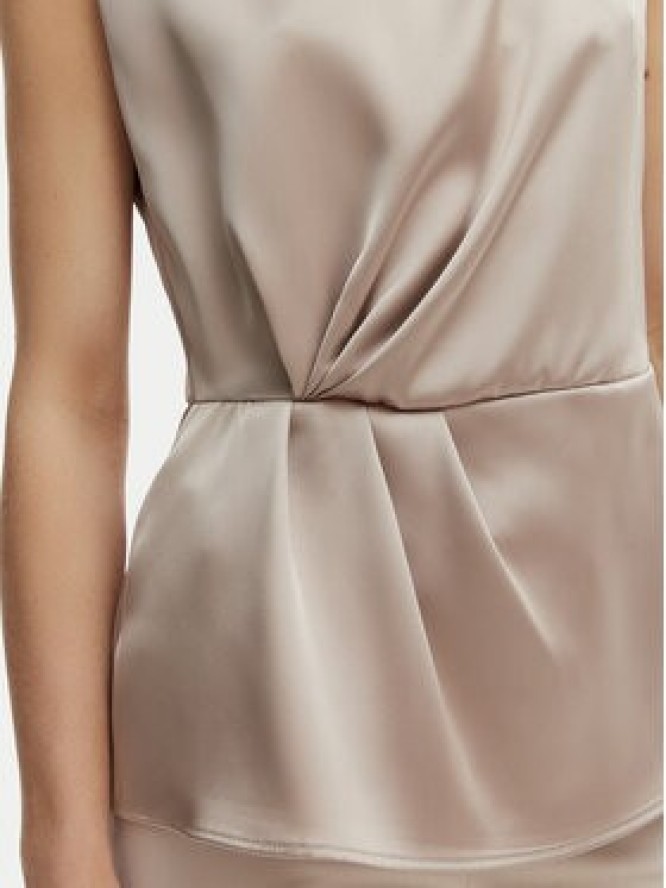 Rinascimento Bluzka CFC0127460003 Beżowy Regular Fit