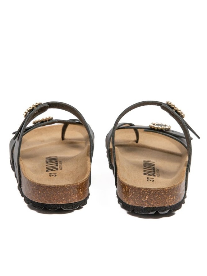 billowy Skórzane japonki w kolorze czarnym rozmiar: 39