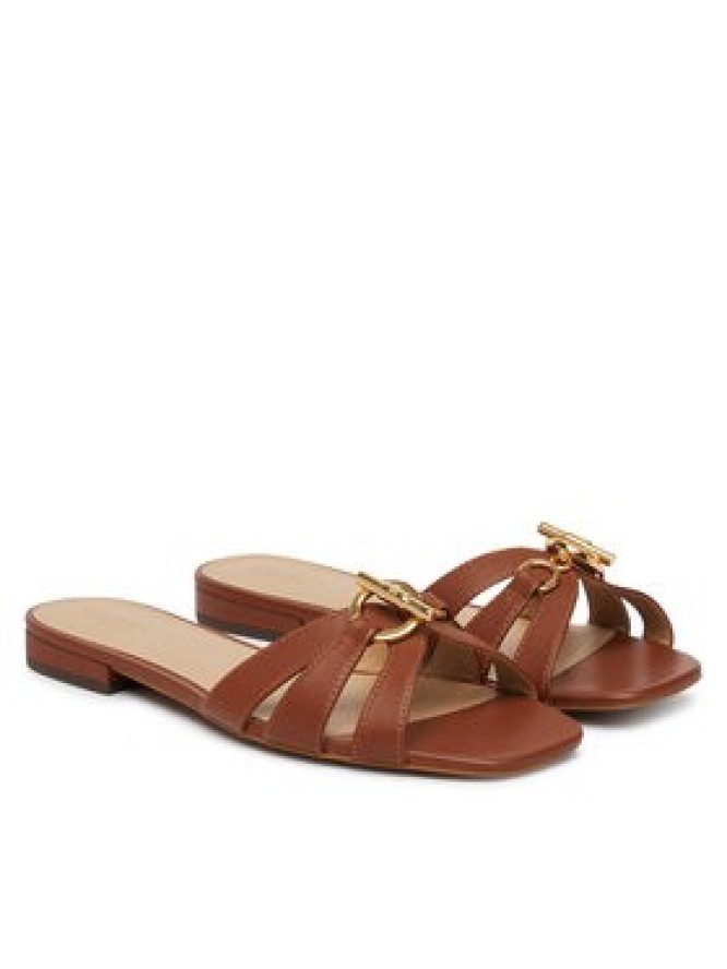LAUREN RALPH LAUREN Klapki Blaike 802982875001 Brązowy