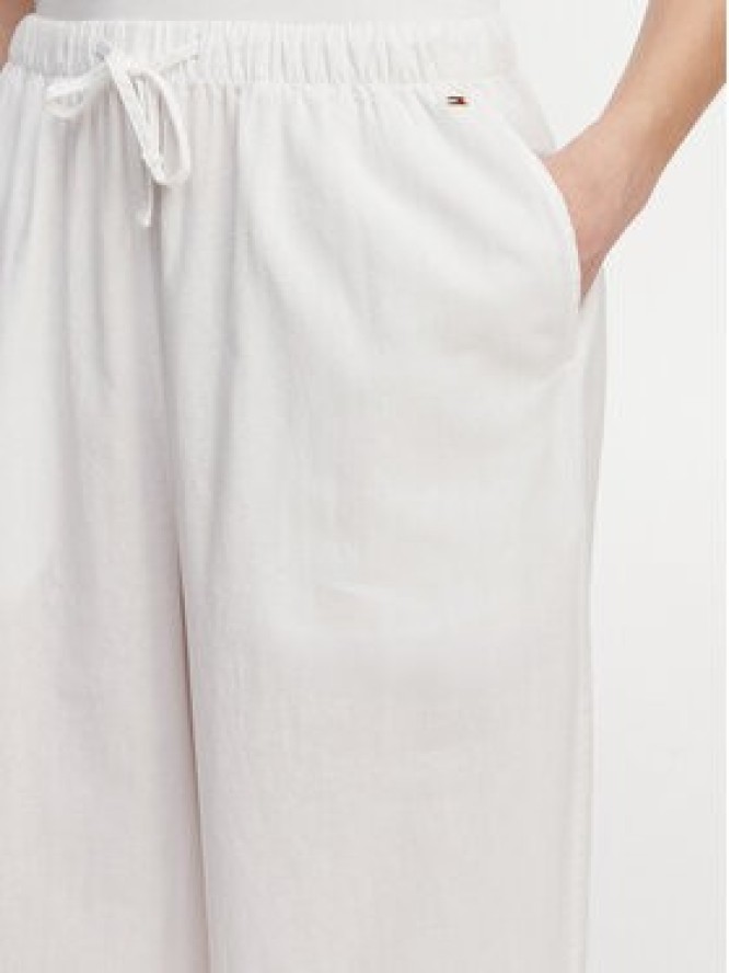 Tommy Hilfiger Spodnie materiałowe UW0UW06431 Biały