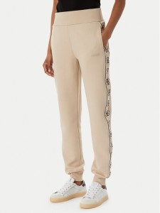 Guess Spodnie dresowe V2YB15 KB3P2 Beżowy Regular Fit