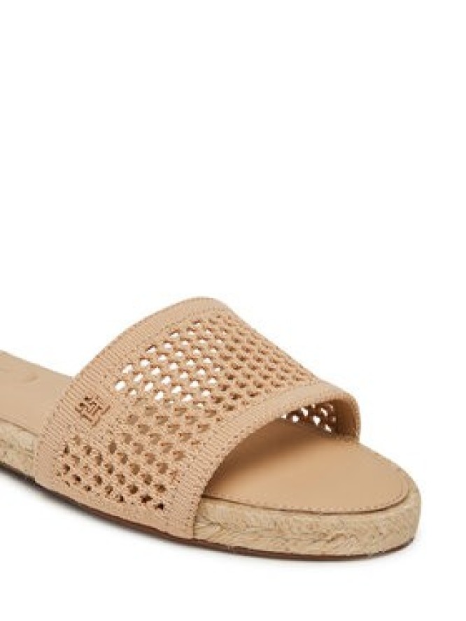Tommy Hilfiger Espadryle Knit Mesh Espadrille Flat Sandal FW0FW08744 Beżowy