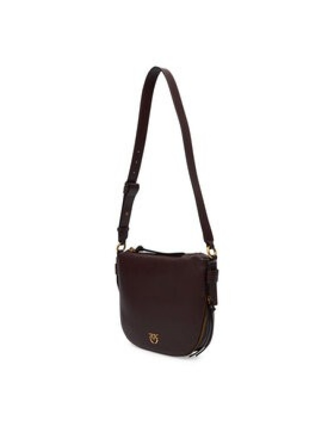 PINKO Torebka Hobo Zip Around Mini Ai 25-26 PLTT 105332 A0QO Bordowy