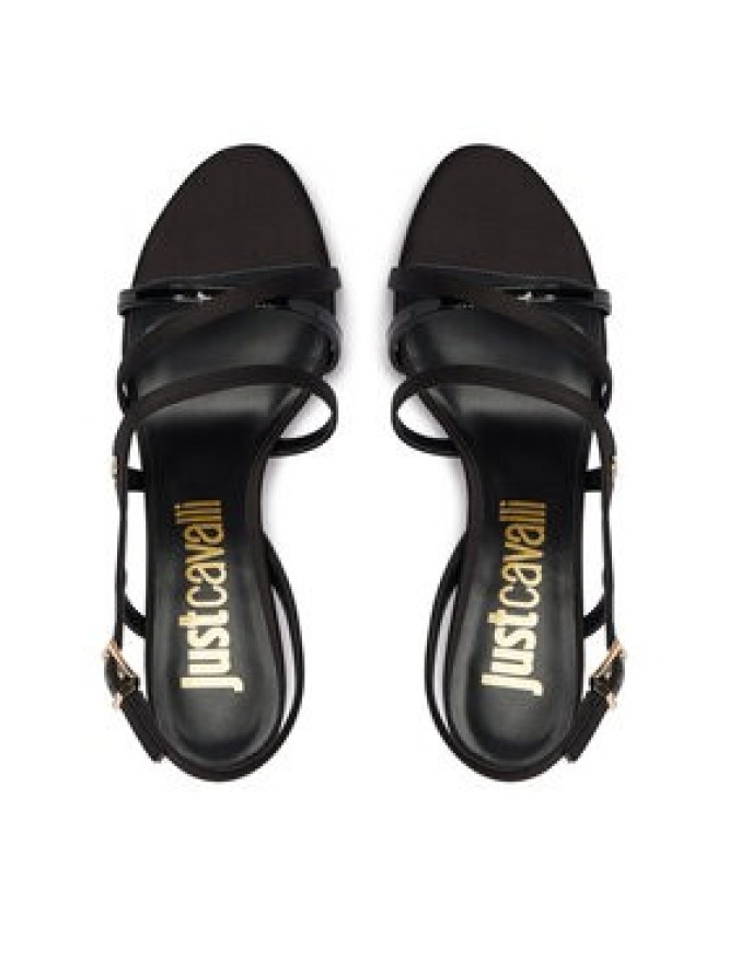 Just Cavalli Sandały 80RA3S27 ZSE44 Czarny