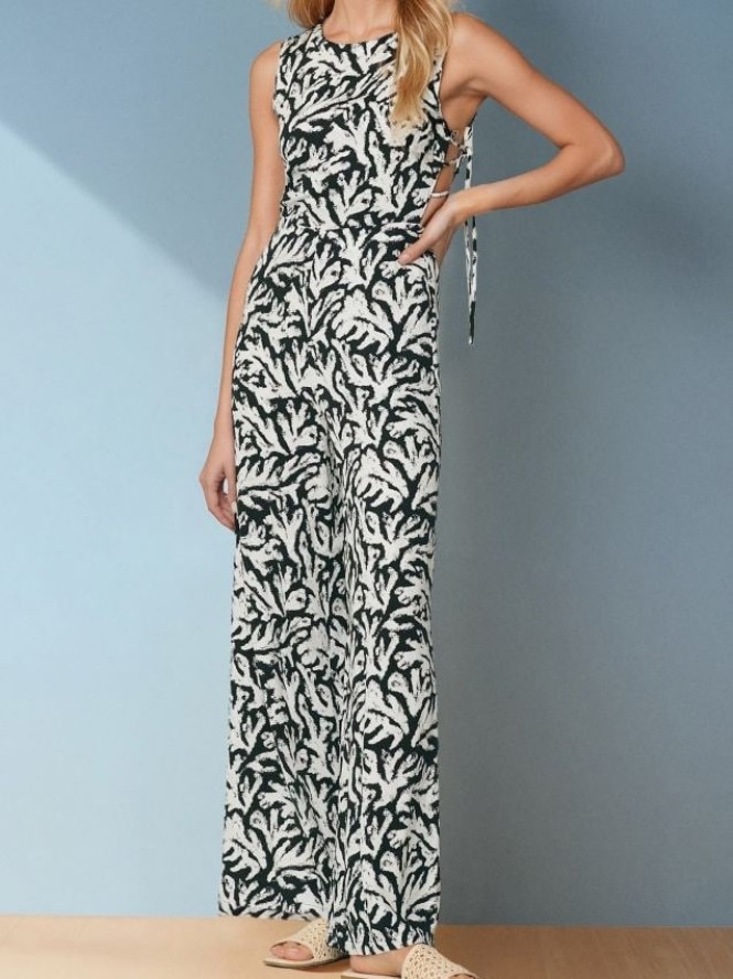 Kombinezon ze wzorem - wielobarwny