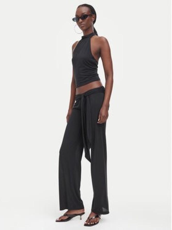 Juicy Couture Spodnie materiałowe JCWFE226332 Czarny Regular Fit