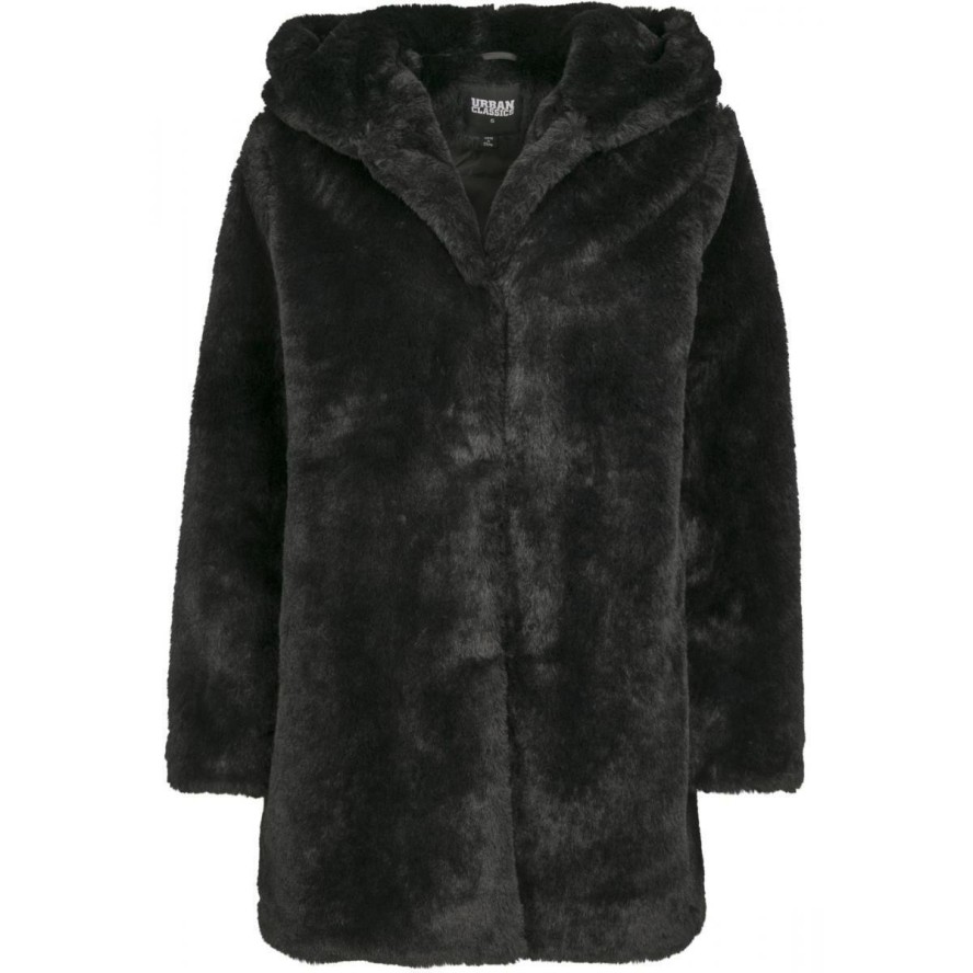 Parka dla kobiet Urban Classic hooded teddy coat