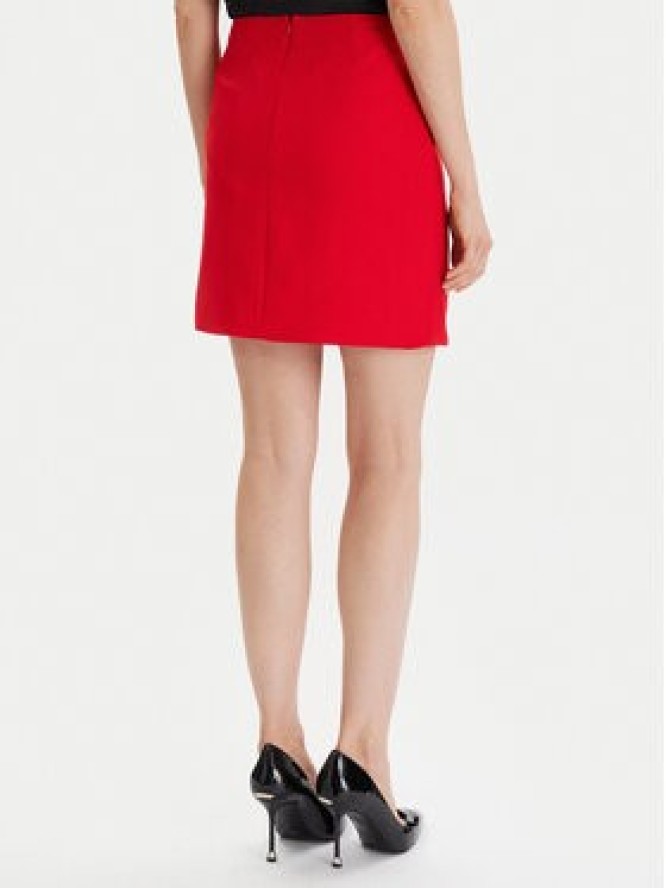 Morgan Spódnica mini 252-JADOR.F Czerwony Slim Fit