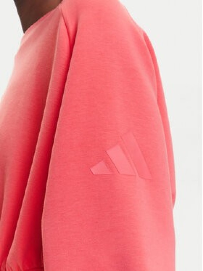 adidas Bluza ALL SZN Soft Lux KD9772 Koralowy Loose Fit