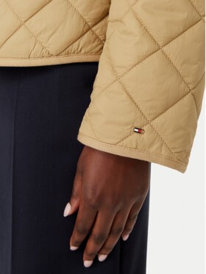 Tommy Hilfiger Kurtka przejściowa WW0WW50936 Beżowy Slim Fit