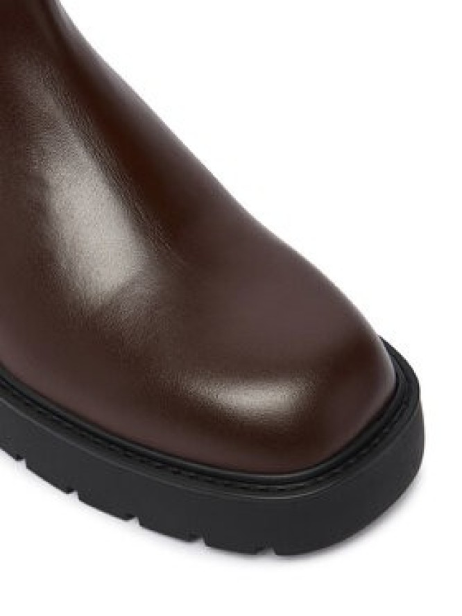 Calvin Klein Sztyblety Chunky Chelsea Boot Pol Lth HW0HW03267 Czarny