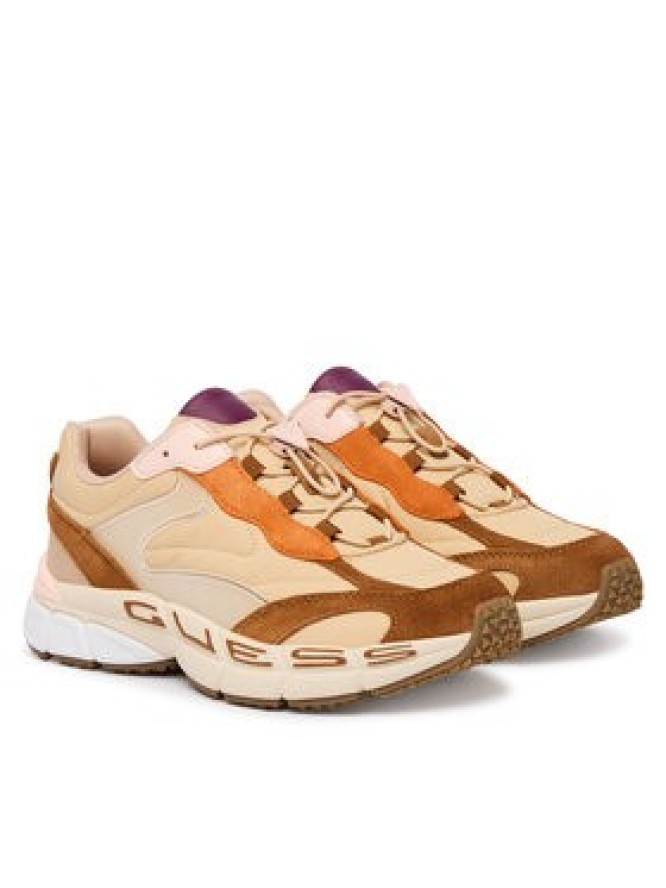 Guess Sneakersy FLTBRZ LEP12 Beżowy