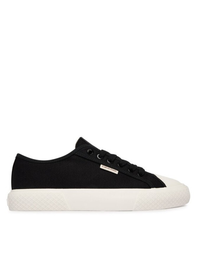 Calvin Klein Trampki Vulc Low Lace Up Canvas HW0HW02975 Czarny
