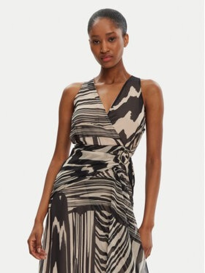 Rinascimento Sukienka wieczorowa CFC0019849002 Beżowy Regular Fit