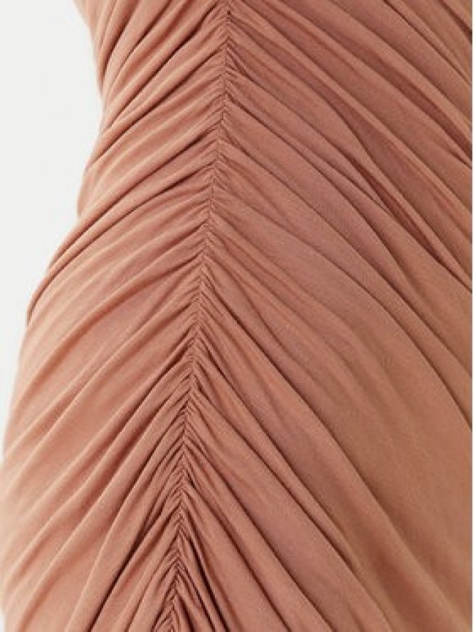 NORMA KAMALI Sukienka koktajlowa ST1253MD288833 Beżowy Slim Fit