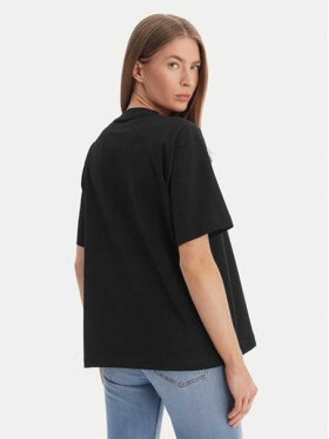 Guess T-Shirt W6RI20 K8HM0 Czarny Oversize