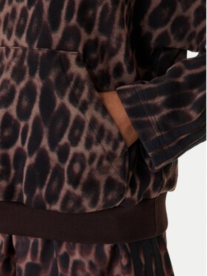 adidas Bluza Seasonal Essentials Leopard Print KH0293 Brązowy Loose Fit