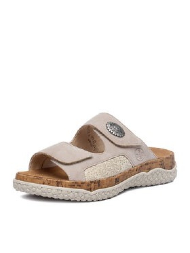 Rieker Klapki CEO-V0302-60 Beżowy