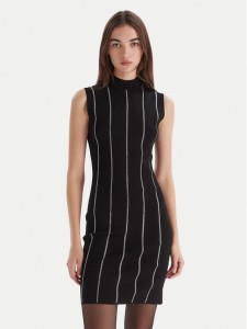HUGO Sukienka dzianinowa Sbonny 50548258 Czarny Slim Fit