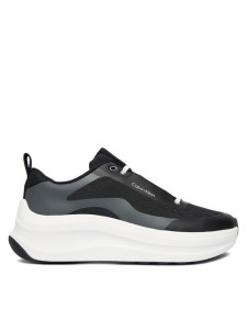 Calvin Klein Sneakersy Chunky Runner Laceup Mix Aop YW0YW02077 Czarny