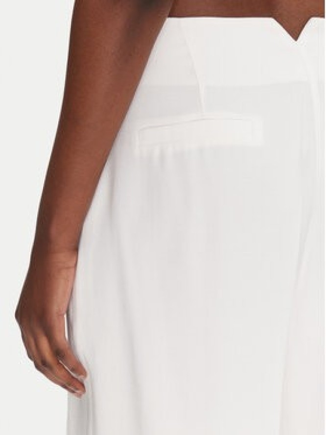 ACCESS FASHION Spodnie palazzo 53-5084-195 Biały Wide Leg