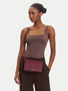 MICHAEL Michael Kors Torebka Jet Set Medium 32S4GJ6C6L Bordowy