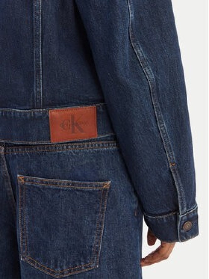 Calvin Klein Jeans Kurtka jeansowa Classic LV047E903G Granatowy Regular Fit