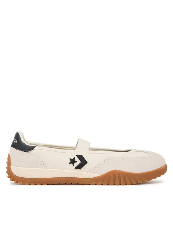 Converse Baleriny Run Star Trainer Ballet Flat A16250C Écru