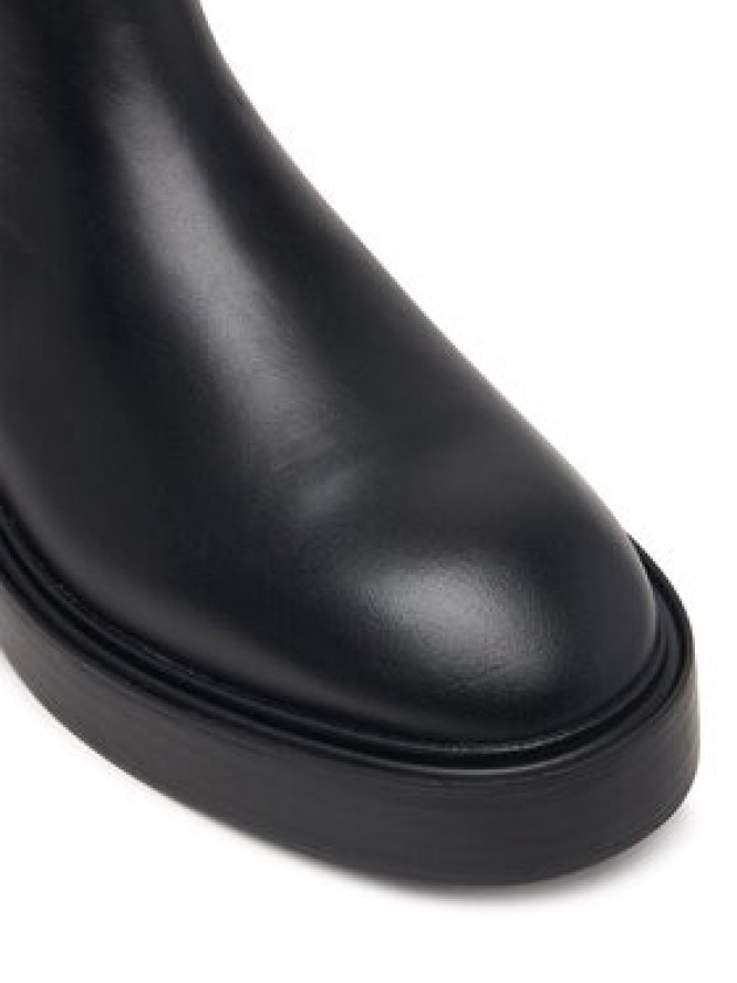 Calvin Klein Kozaki Conc Welt High Boot Lth HW0HW03213 Czarny