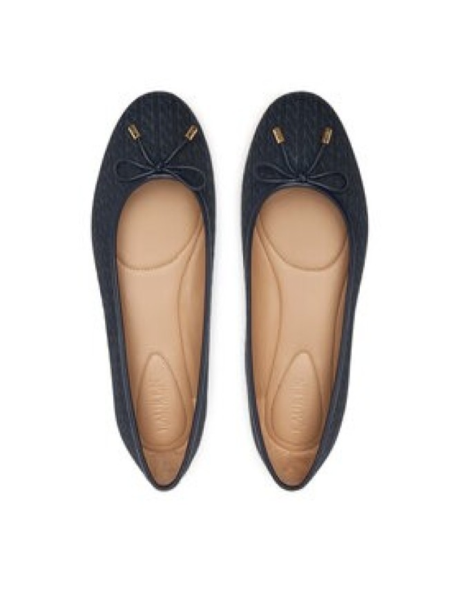 LAUREN RALPH LAUREN Baleriny 802P18430002 Granatowy