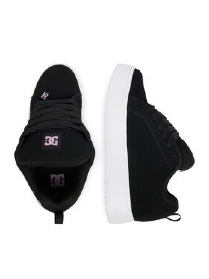 DC Shoes Sneakersy EO-COURT GRAFFIK PLATFORM DC02422003 Czarny