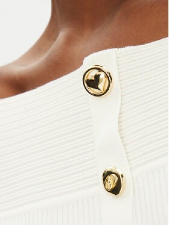 Morgan Sweter 251-MDONA M Biały Slim Fit