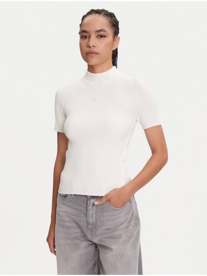 Miss Sixty Golf 6S1RJ37100 Biały Slim Fit