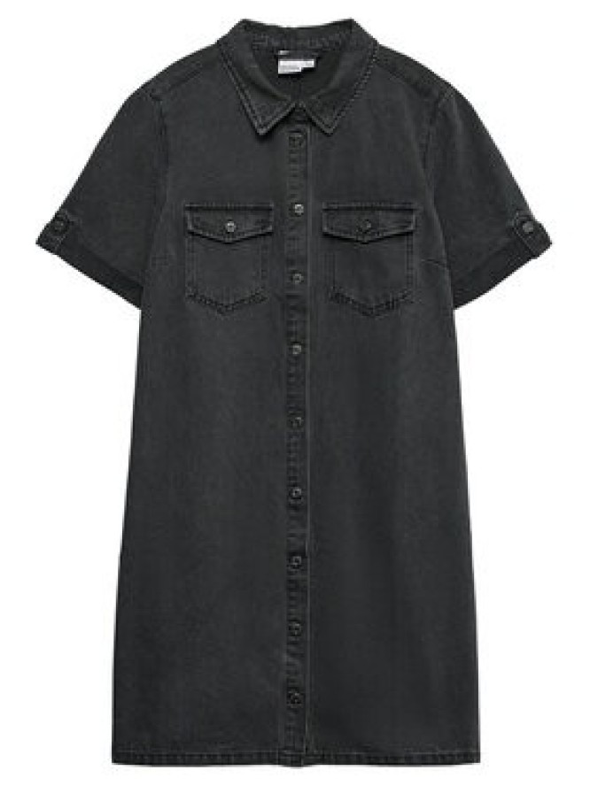 Vero Moda Sukienka jeansowa Jennie 10309665 Czarny Regular Fit