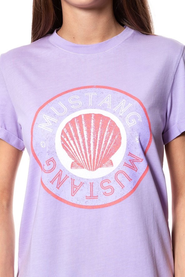 MUSTANG T SHIRT DAMSKI Alina C Print 1009475 8076