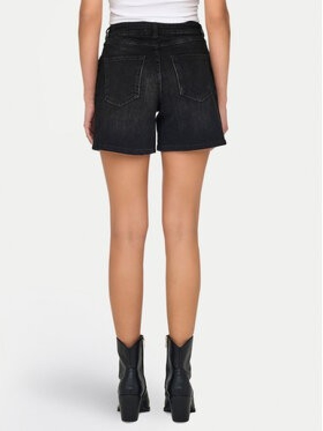 ONLY Szorty jeansowe Gianna 15340706 Czarny Regular Fit