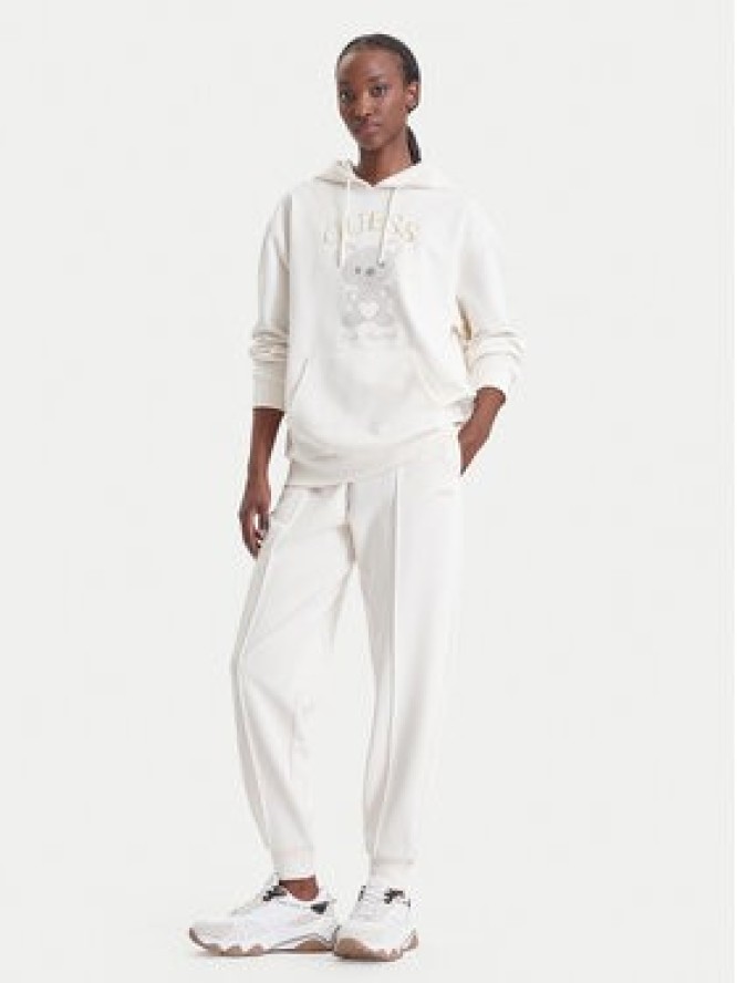 Guess Bluza V6BQ28 K9361 Kremowy Oversize