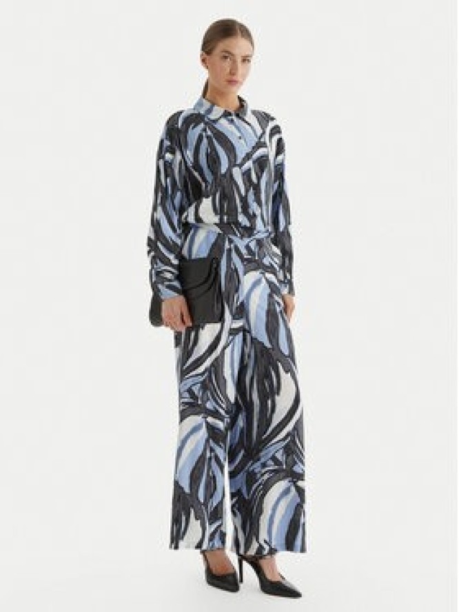 Vero Moda Spodnie materiałowe Vera 10338759 Niebieski Wide Leg