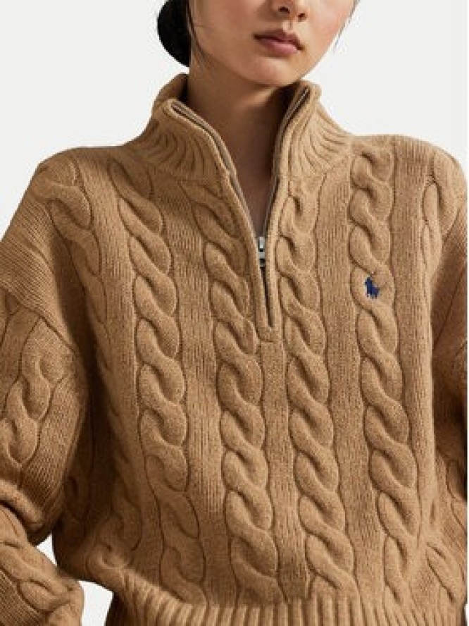 Polo Ralph Lauren Sweter 211972130002 Beżowy Relaxed Fit
