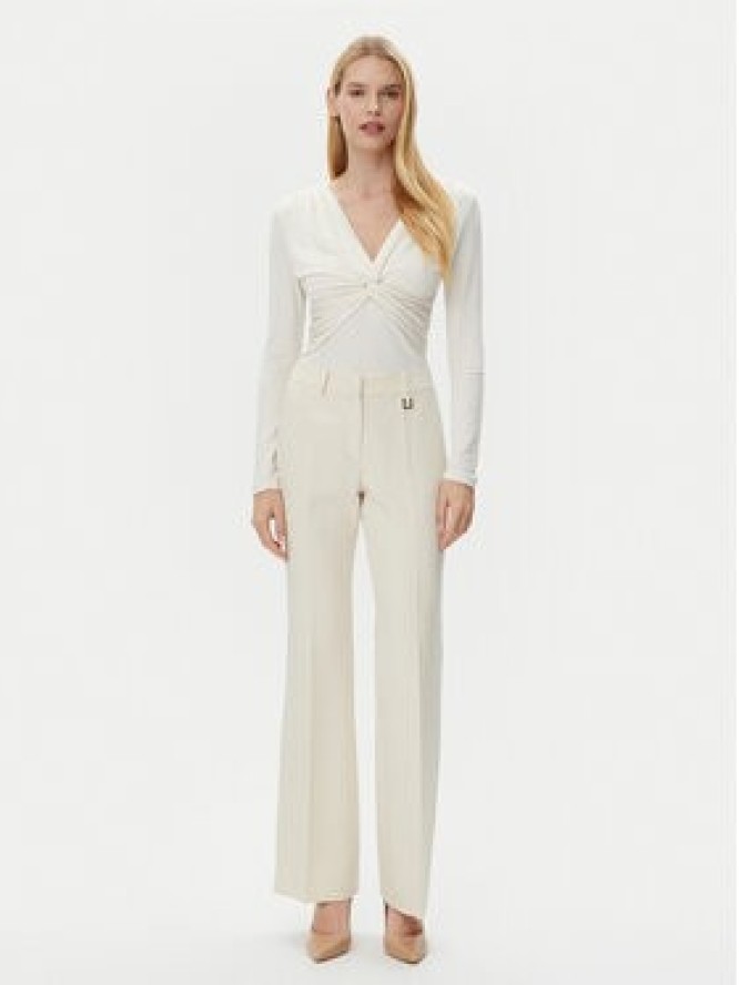 BOSS Bluzka Eulori 50534546 Beżowy Slim Fit