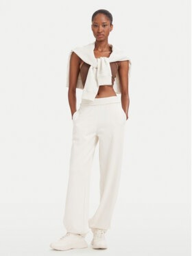 HUGO Spodnie dresowe Nuembrie_B 50563984 Kremowy Relaxed Fit