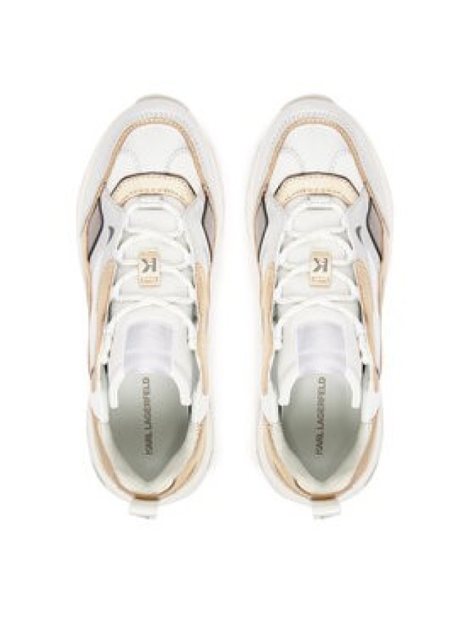 KARL LAGERFELD Sneakersy KL62425A Srebrny