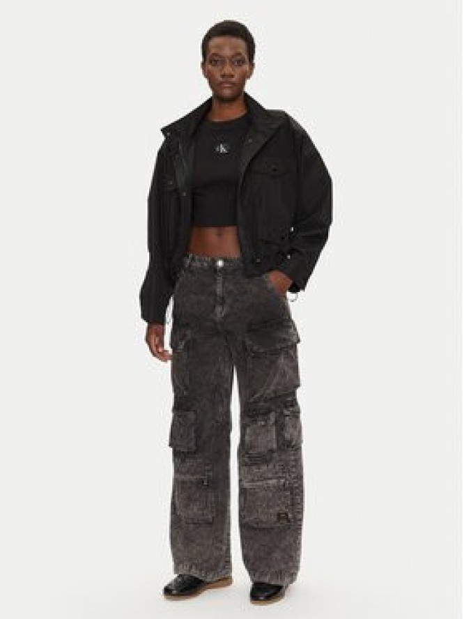 Alpha Industries Spodnie cargo 148022 Szary Regular Fit