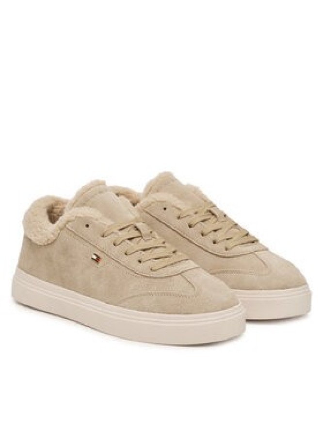 Tommy Hilfiger Sneakersy Th Chic Cupsole Wl FW0FW09597 Beżowy jasny