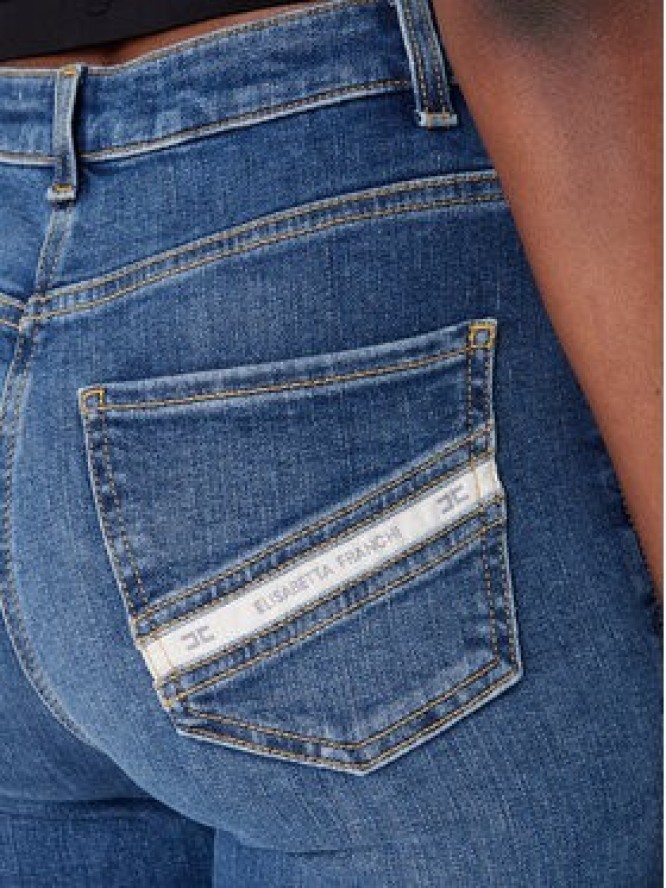 Elisabetta Franchi Jeansy PJ-17D-61E2 139 Niebieski Regular Fit