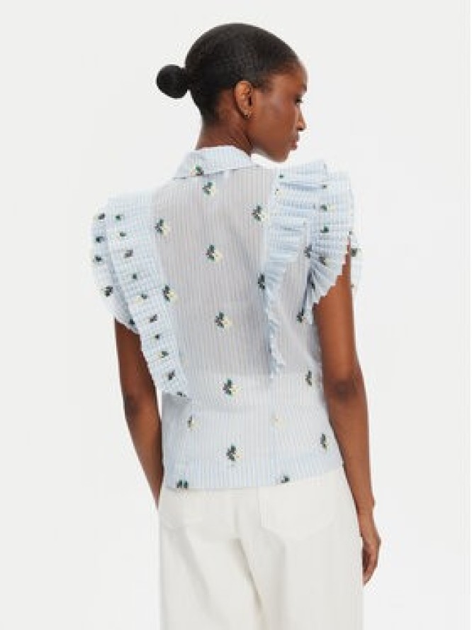 Munthe Koszula Must 252102725224 Błękitny Regular Fit