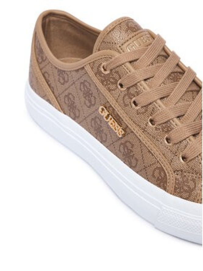 Guess Sneakersy FLTJ10 FAL12 Brązowy jasny