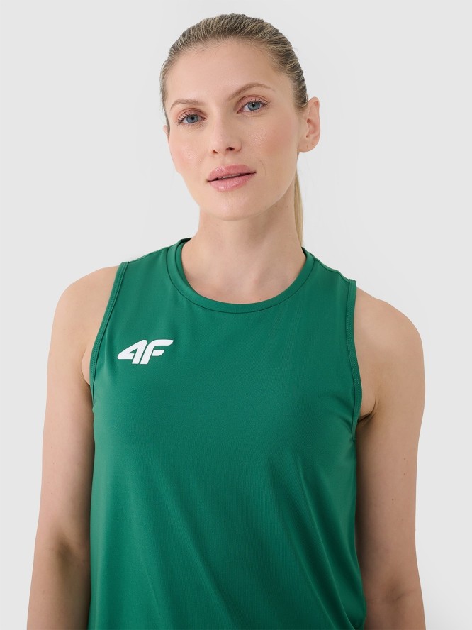 4F Top treningowy szybkoschnący damski - zielony S